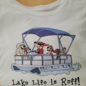 Lake is Ruff Graphic Tshirt